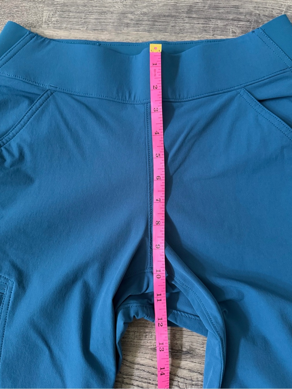 Duluth Trading Co Flexpedition Pull On Slim Leg Pants Size 6 Blue Hiking Travel - Picture 12 of 14